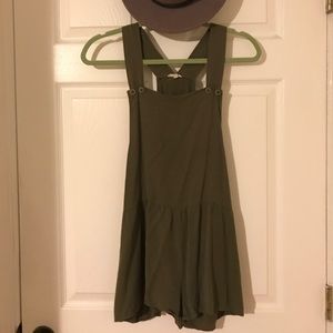 Olive green romper